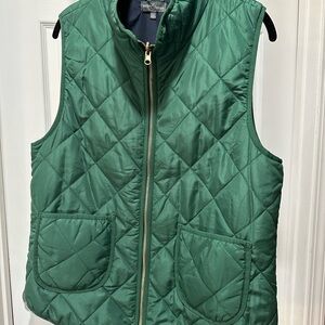 Green Quilted Vest